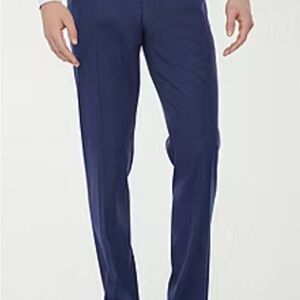 JF J.Ferrar Slim Fit Navy Trousers, Size 36